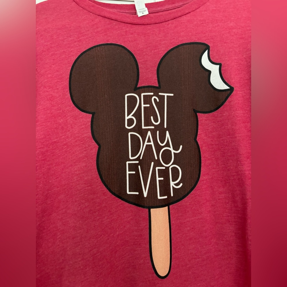 Bella Canvas Raspberry Graphic Tee - Picture 2 of 2